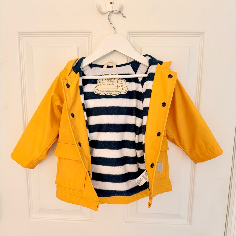 Hatley Yellow Rain Jacket - 18-24m - Picture 2 of 4